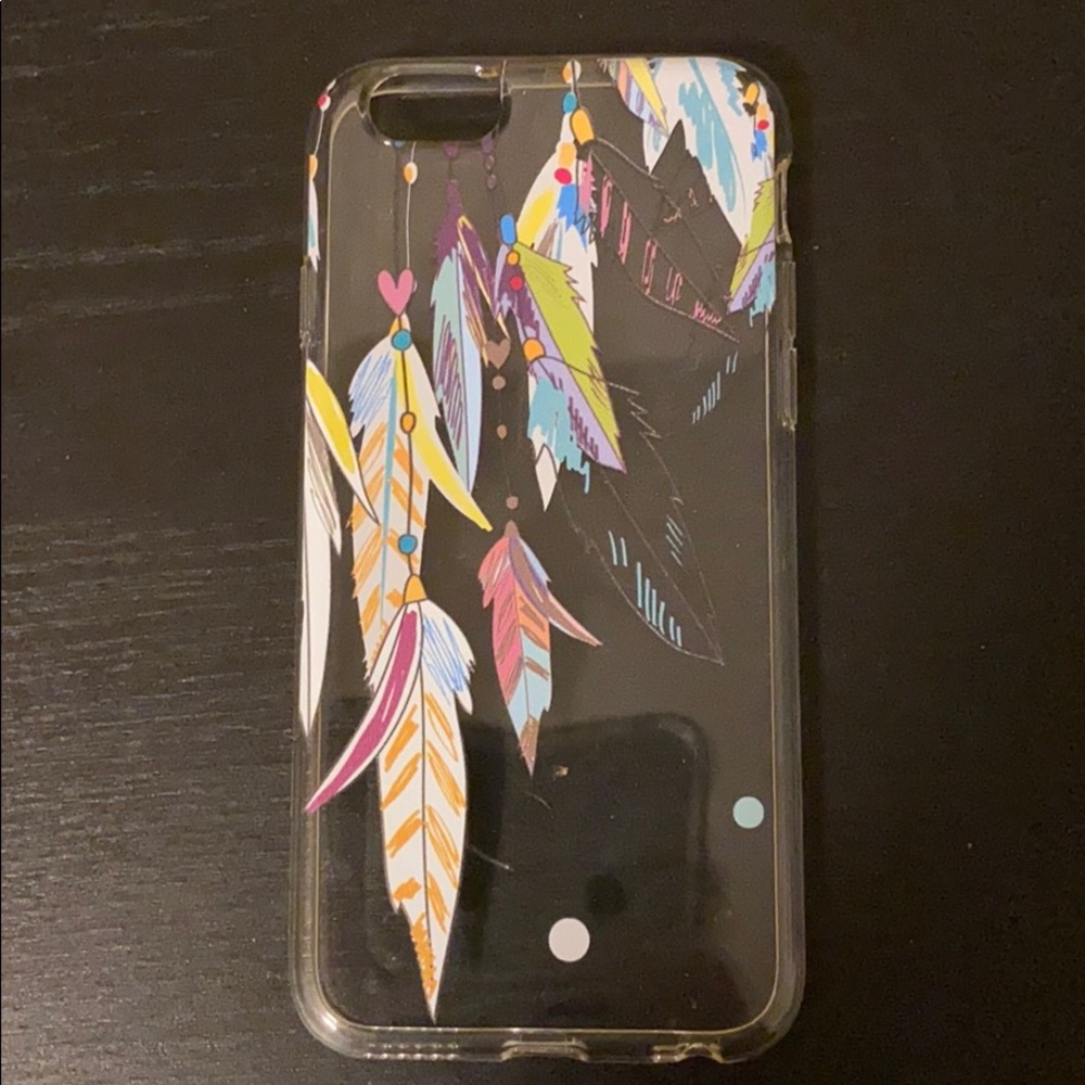 Feather phone case for iPhone 6s never used - Picture 1 of 1